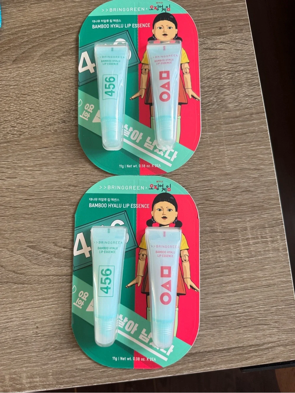 BringGreen Bamboo Hyalu Lip Essence Duo - Mint Blue - 2 Pack